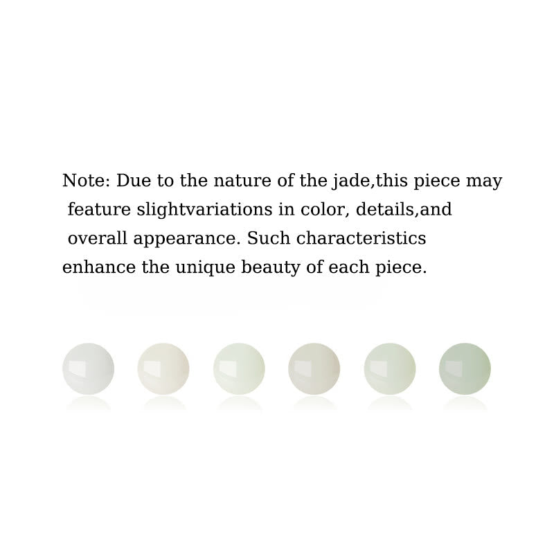 Nimara Ritual 925 Sterling Silver Hetian White Jade Rabbit Crescent Moon Luck Necklace Pendant