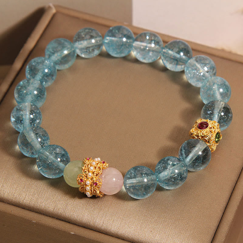 Nimara Ritual Natural Kyanite Healing Communication Bracelet