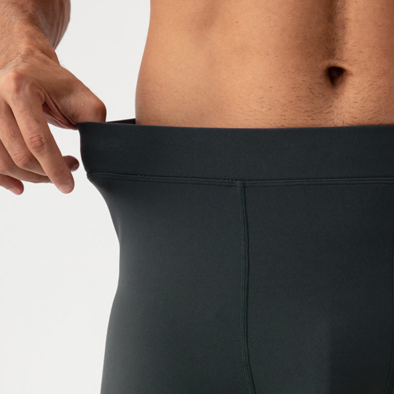 Nimara Ritual Plain High Waist Elastic Breathable Sports Men's Leggings Pants