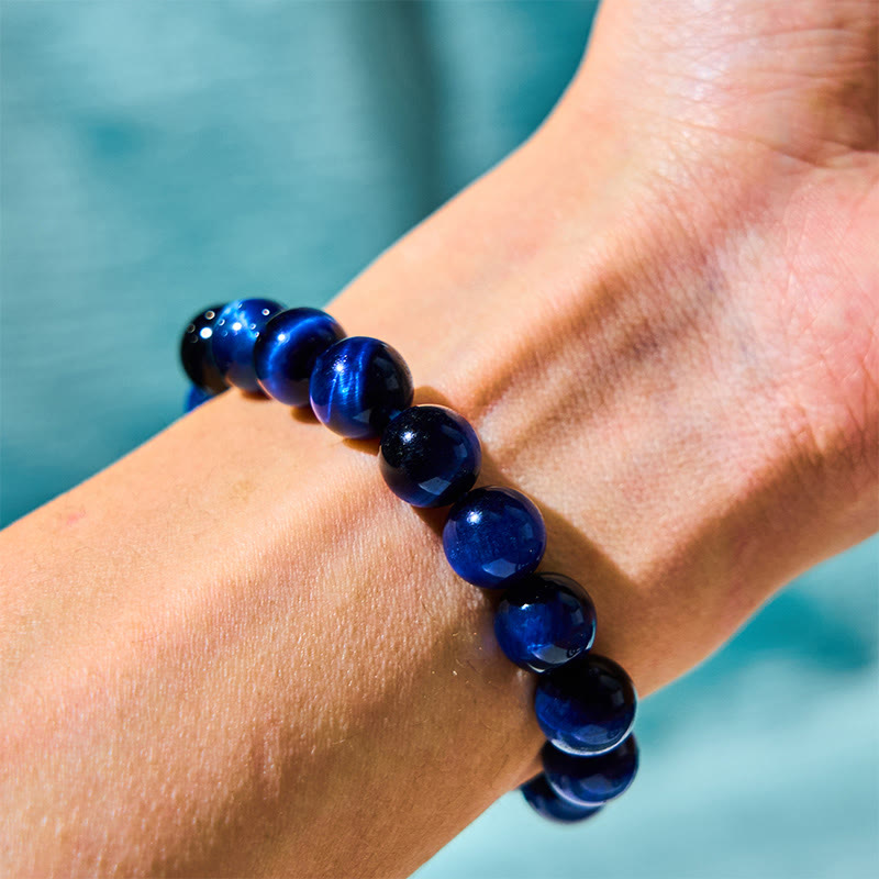 Nimara Ritual Blue Tiger Eye Protection Bracelet