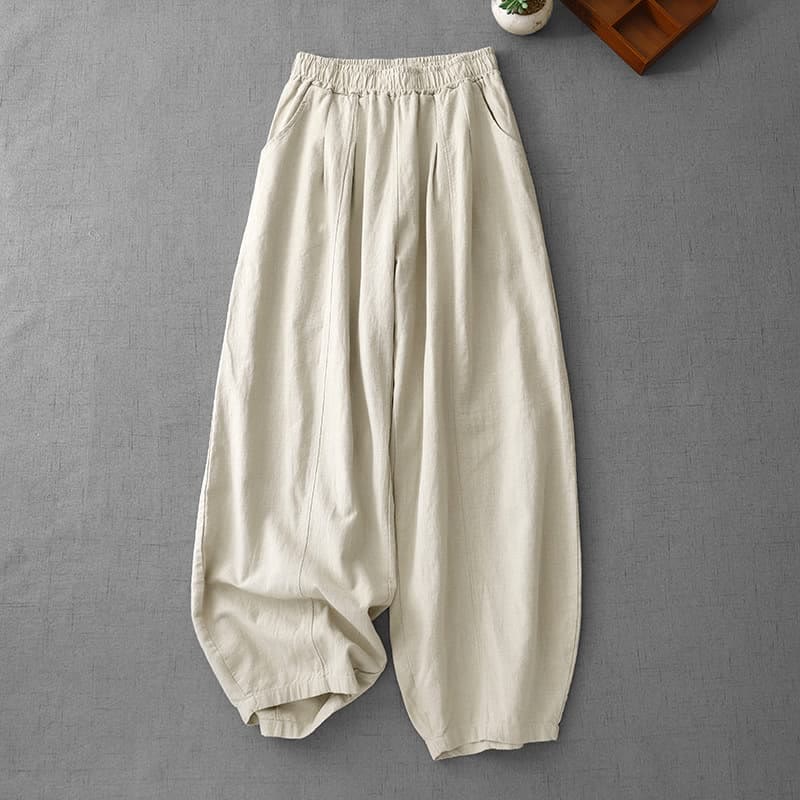 Nimara Ritual Casual Plain Women's Harem Pants With Pockets