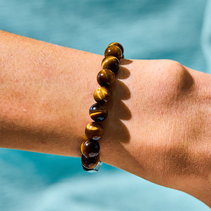Nimara Ritual Natural Black Tourmaline Tiger Eye Positive Bracelet