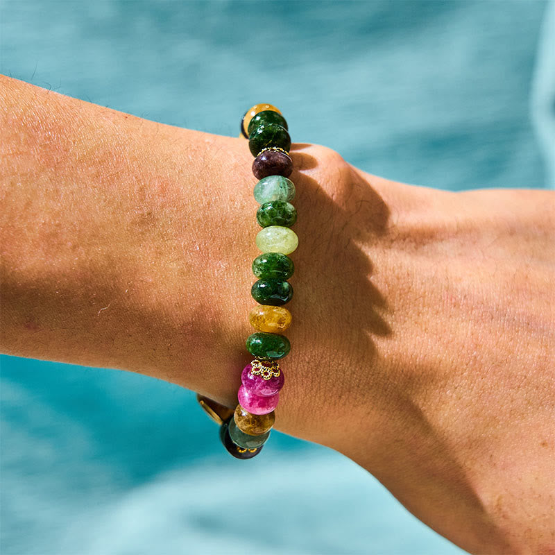 Nimara Ritual Tourmaline Jade Safe And Well Love Bracelet