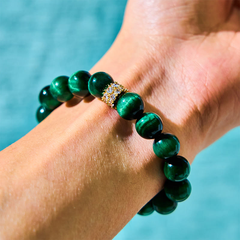 Nimara Ritual Green Tiger Eye Positive Bracelet
