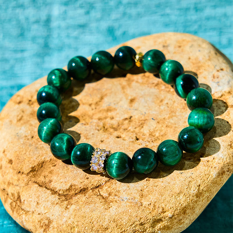 Nimara Ritual Green Tiger Eye Positive Bracelet