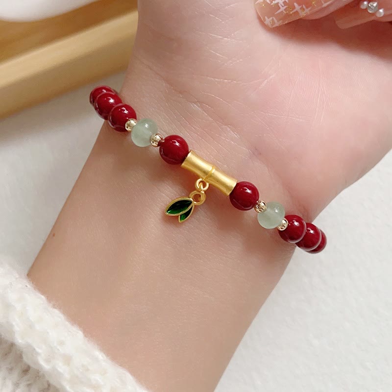 Nimara Ritual Cinnabar Bamboo Concentration Bracelet