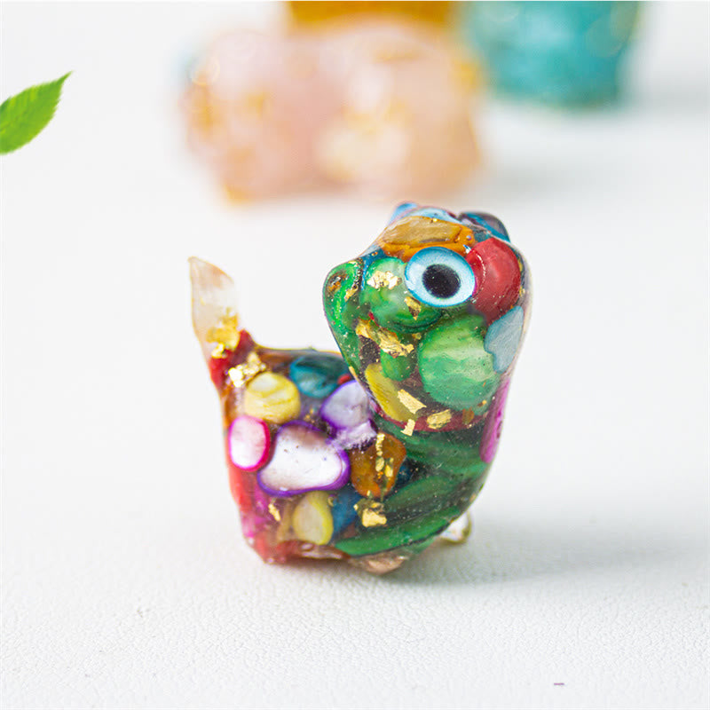 Nimara Ritual Natural Crystal Turquoise Aquamarine Amethyst Cat Protection Decoration