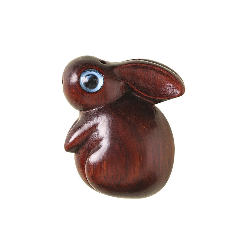 Nimara Ritual Small Leaf Red Sandalwood Green Sandalwood Lucky Mini Rabbit Relaxation Decoration