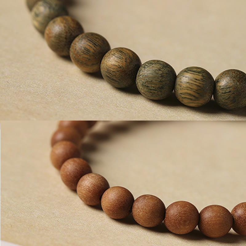 Nimara Ritual Green Sandalwood Gold Sandalwood Cute Rabbit Positive Bracelet