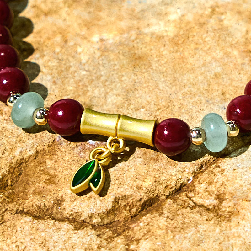 Nimara Ritual Cinnabar Bamboo Concentration Bracelet