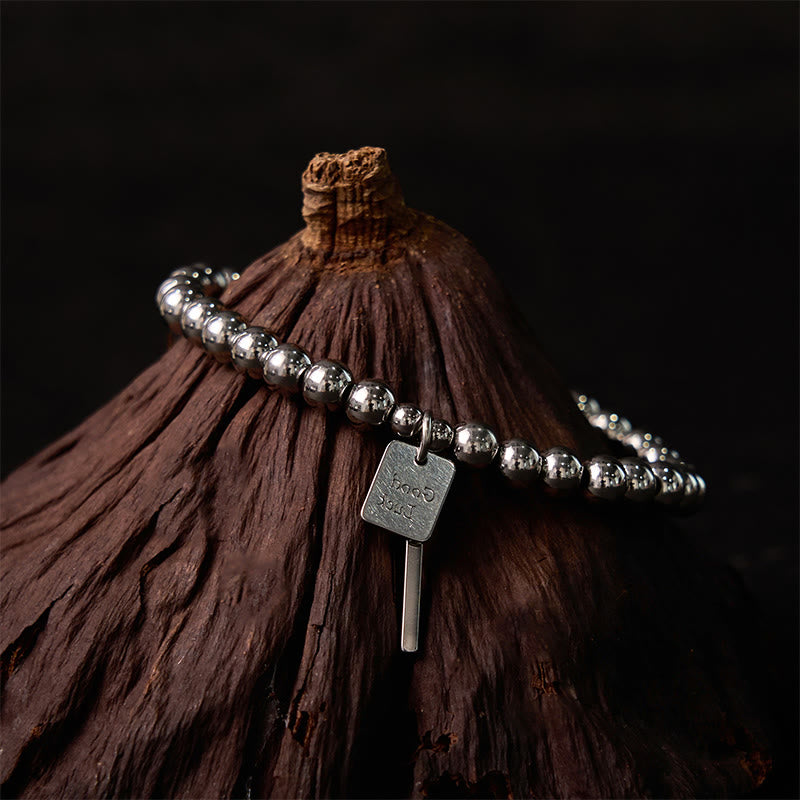 Nimara Ritual Titanium Steel Good Luck Balance Bracelet
