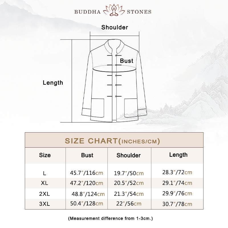 Nimara Ritual 2Pcs Tang Suit Dragon Frog-Button Men's Long Sleeve Shirt Pants Clothing Set