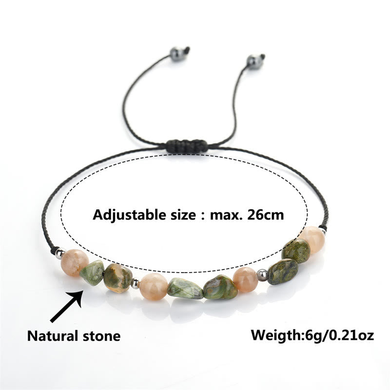 Nimara Ritual You Are Amazing Rhyolite Sun Stone Positive Bracelet