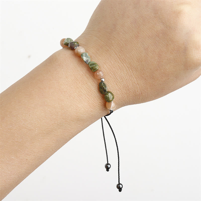 Nimara Ritual You Are Amazing Rhyolite Sun Stone Positive Bracelet