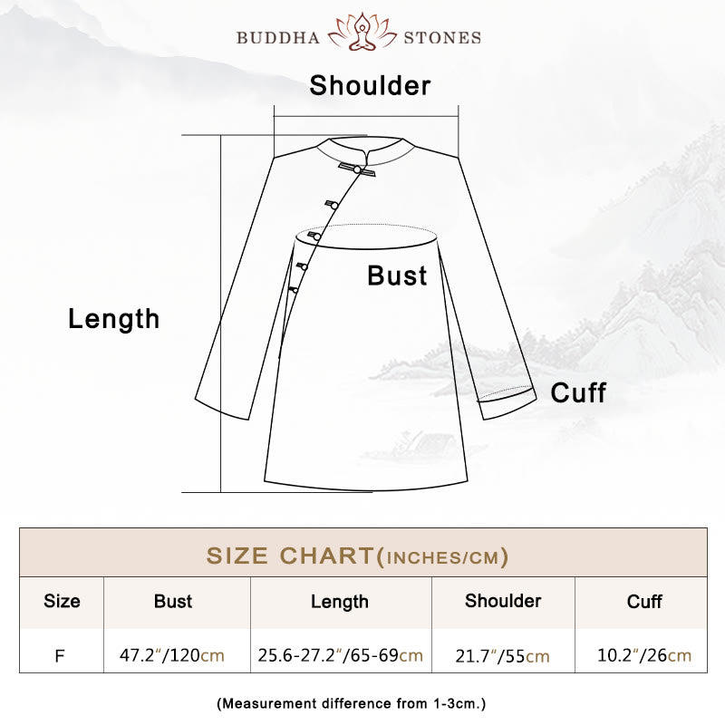 Nimara Ritual Ramie Linen Blouse Women Shirt Top Chinese Hanfu Style Clothing
