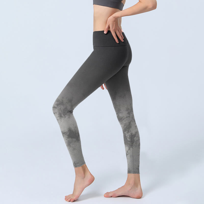 Nimara Ritual Gradient Floral Print Exercise Leggings Women's Yoga Pants