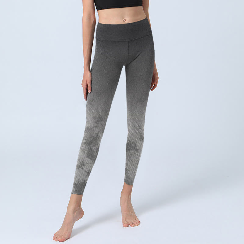 Nimara Ritual Gradient Floral Print Exercise Leggings Women's Yoga Pants