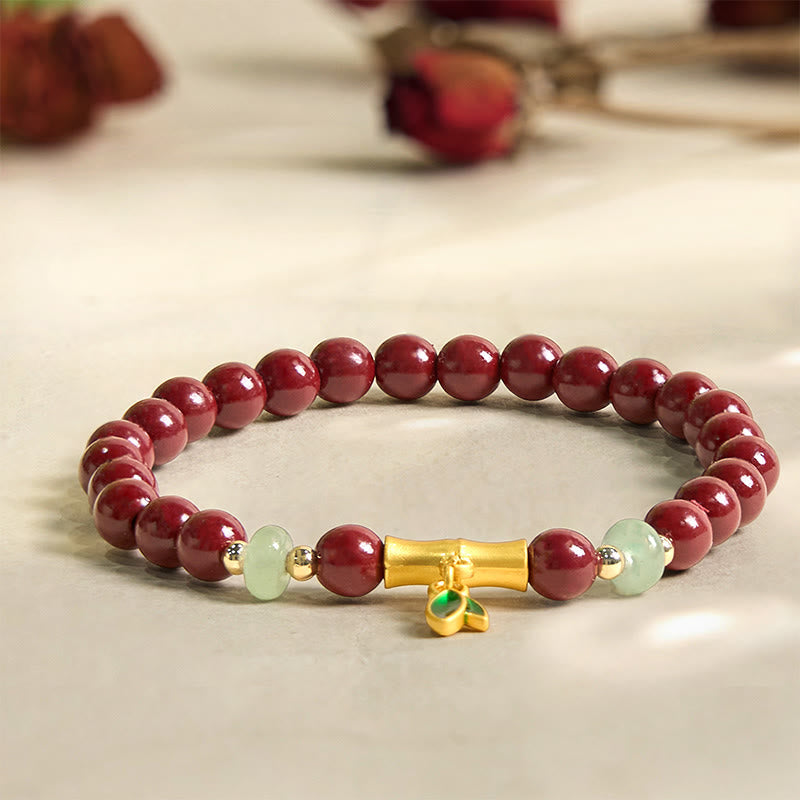 Nimara Ritual Cinnabar Bamboo Concentration Bracelet