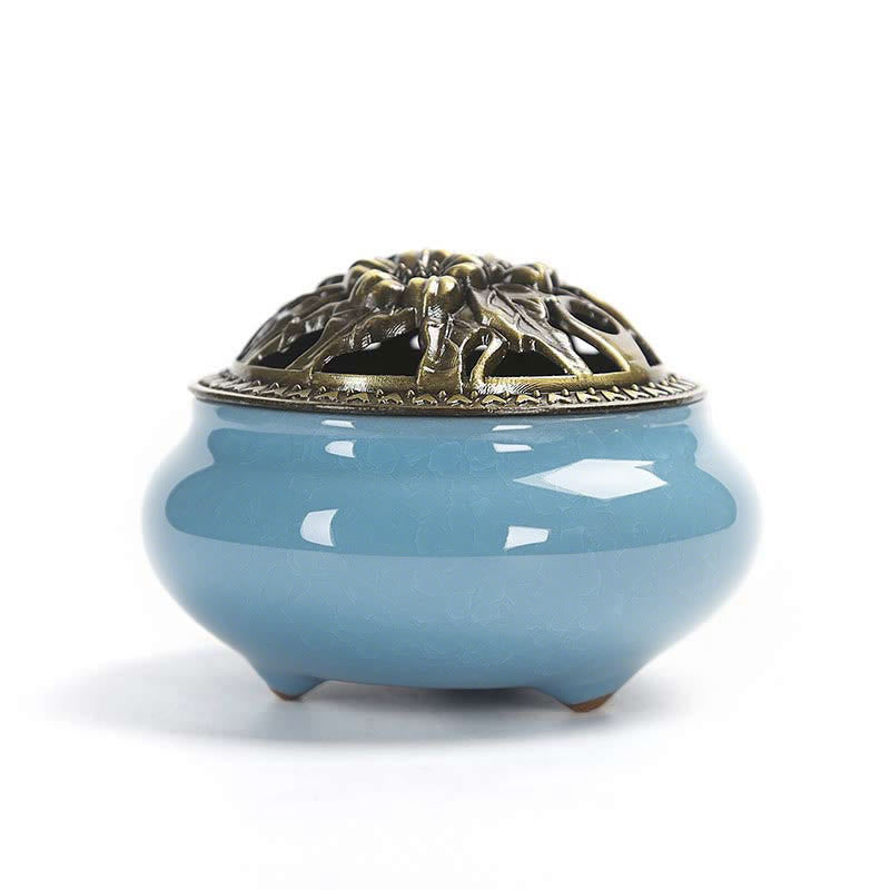 Nimara Ritual Colorful Ceramic Incense Burner
