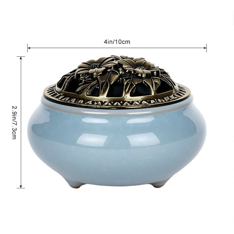 Nimara Ritual Colorful Ceramic Incense Burner