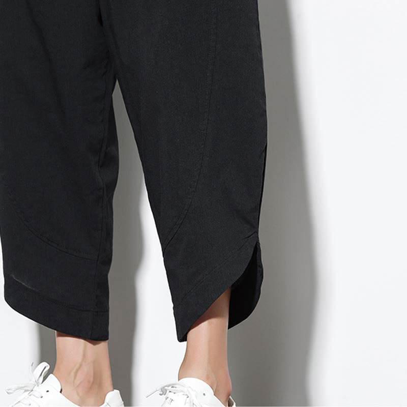 Nimara Ritual Casual Summer Drawstring 7-8 Length Men's Harem Pants With Pockets