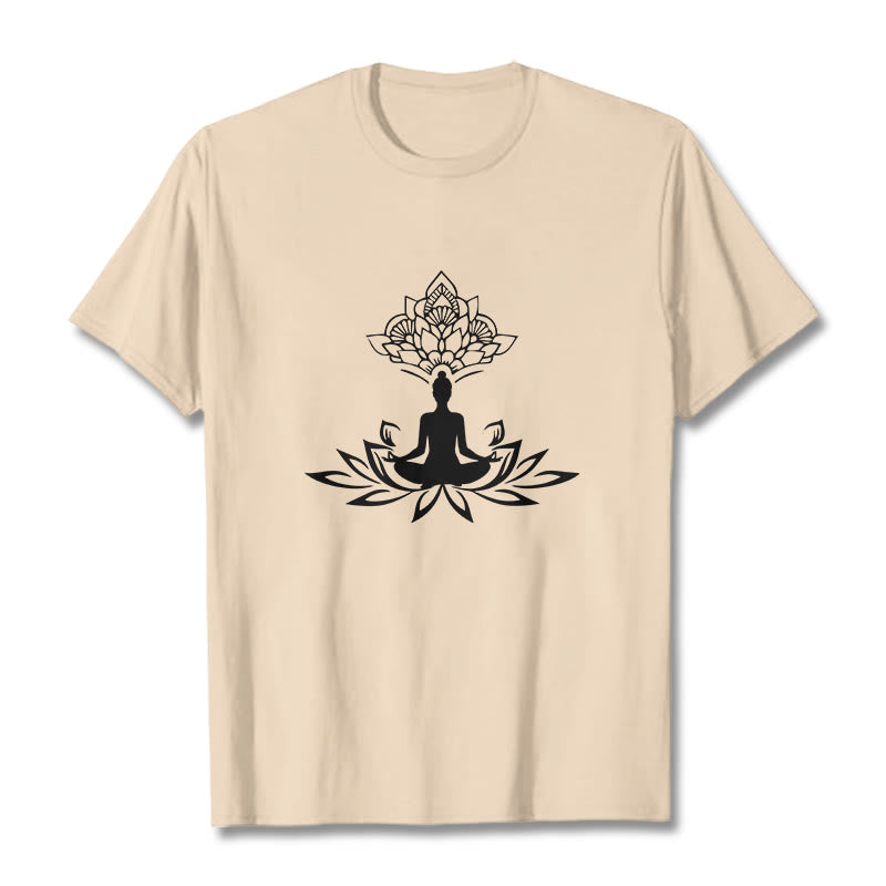 Nimara Ritual Lotus Flower Meditation Buddha Tee T-shirt