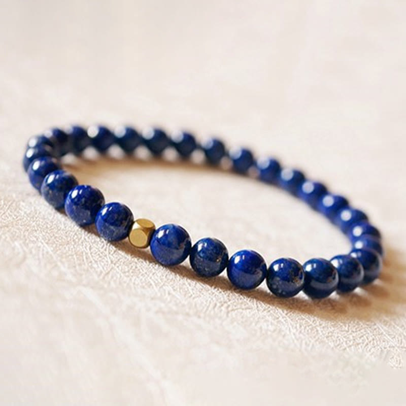 Nimara Ritual 4mm Ultra-thin Lazurite Beads Self Care Bracelet