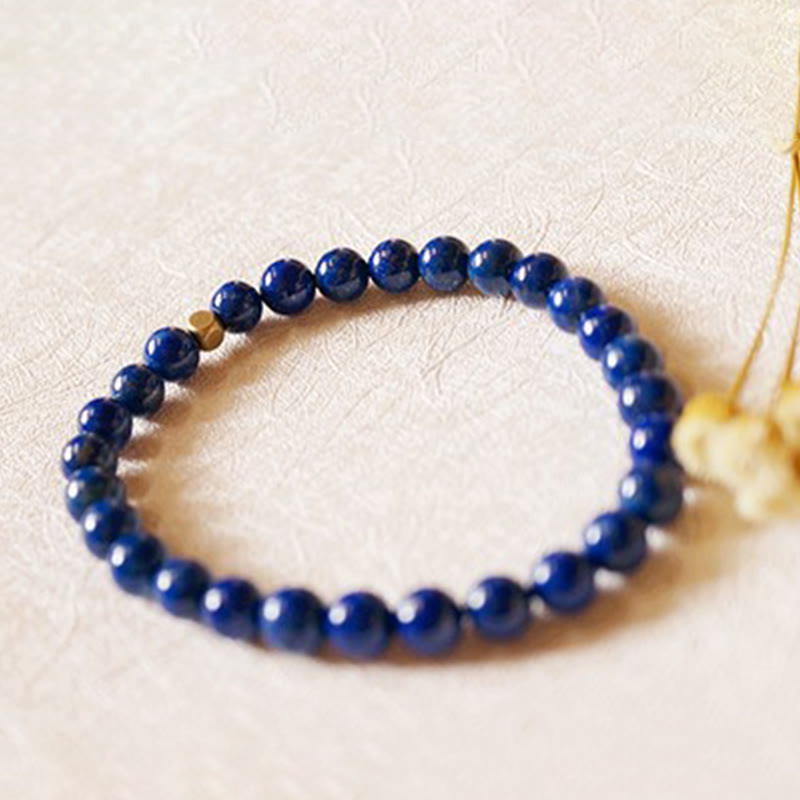 Nimara Ritual 4mm Ultra-thin Lazurite Beads Self Care Bracelet