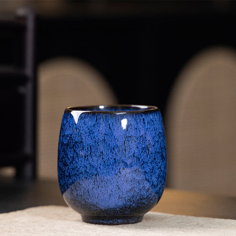 Nimara Ritual Handmade Small Chinese Jianzhan Kiln Change Ceramic Teacup Kung Fu Tea Cup 150ml