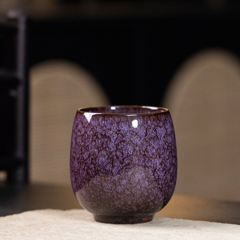 Nimara Ritual Handmade Small Chinese Jianzhan Kiln Change Ceramic Teacup Kung Fu Tea Cup 150ml