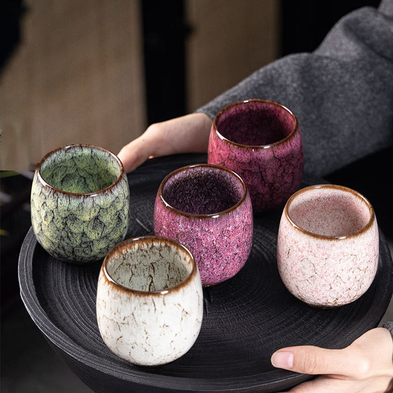 Nimara Ritual Handmade Small Chinese Jianzhan Kiln Change Ceramic Teacup Kung Fu Tea Cup 150ml