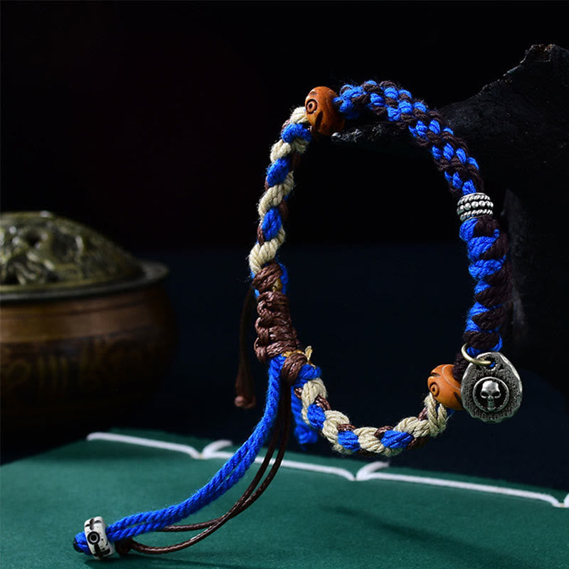 Nimara Ritual Tibetan Hand-woven Garuda String Luck Bracelet
