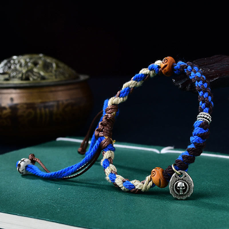 Nimara Ritual Tibetan Hand-woven Garuda String Luck Bracelet