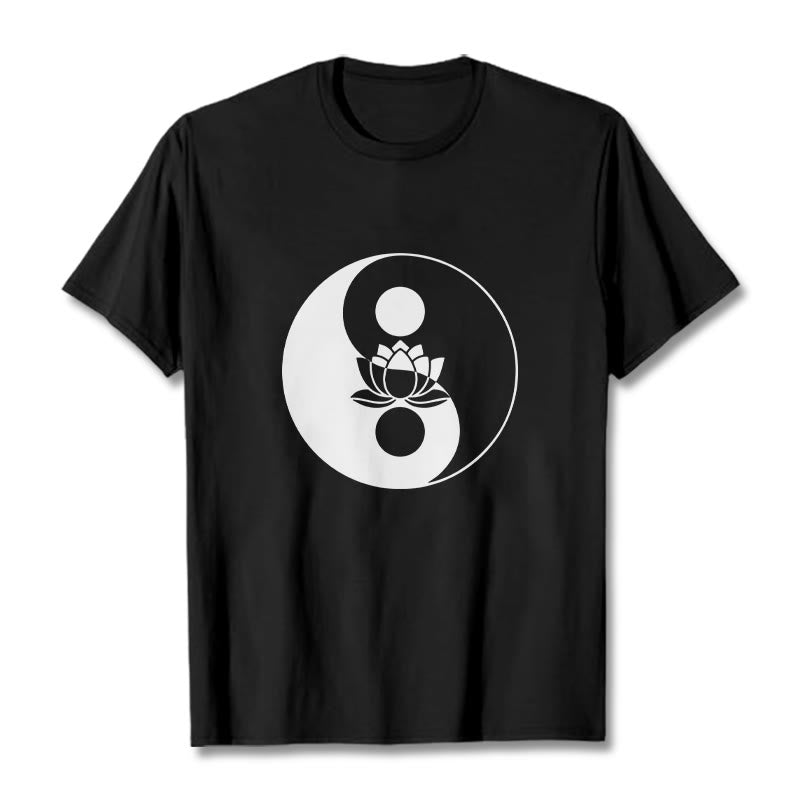 Nimara Ritual Yin Yang Lotus Flower Tee T-shirt