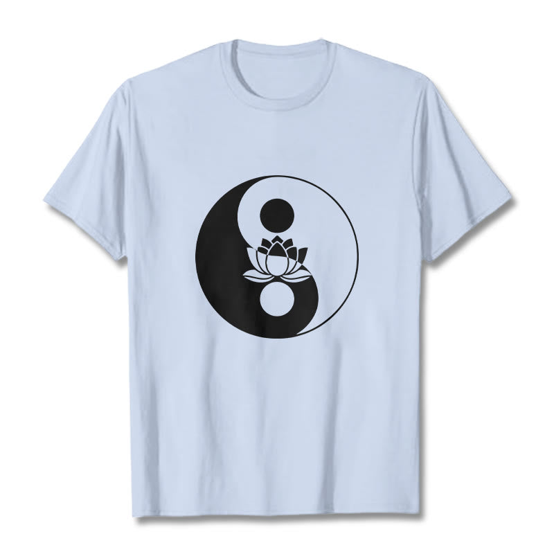 Nimara Ritual Yin Yang Lotus Flower Tee T-shirt