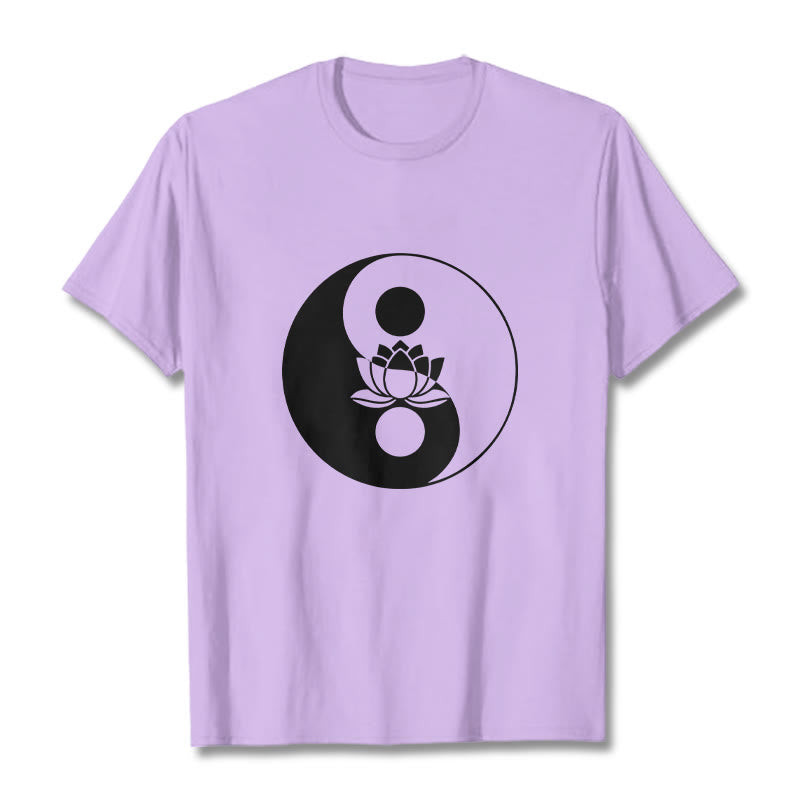 Nimara Ritual Yin Yang Lotus Flower Tee T-shirt