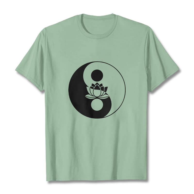 Nimara Ritual Yin Yang Lotus Flower Tee T-shirt