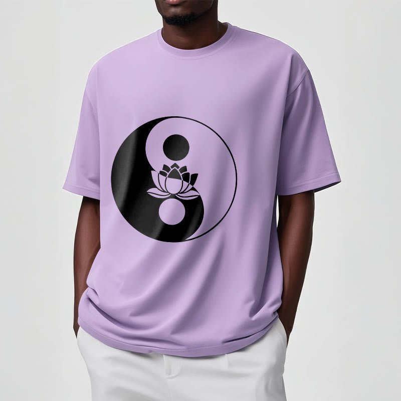 Nimara Ritual Yin Yang Lotus Flower Tee T-shirt