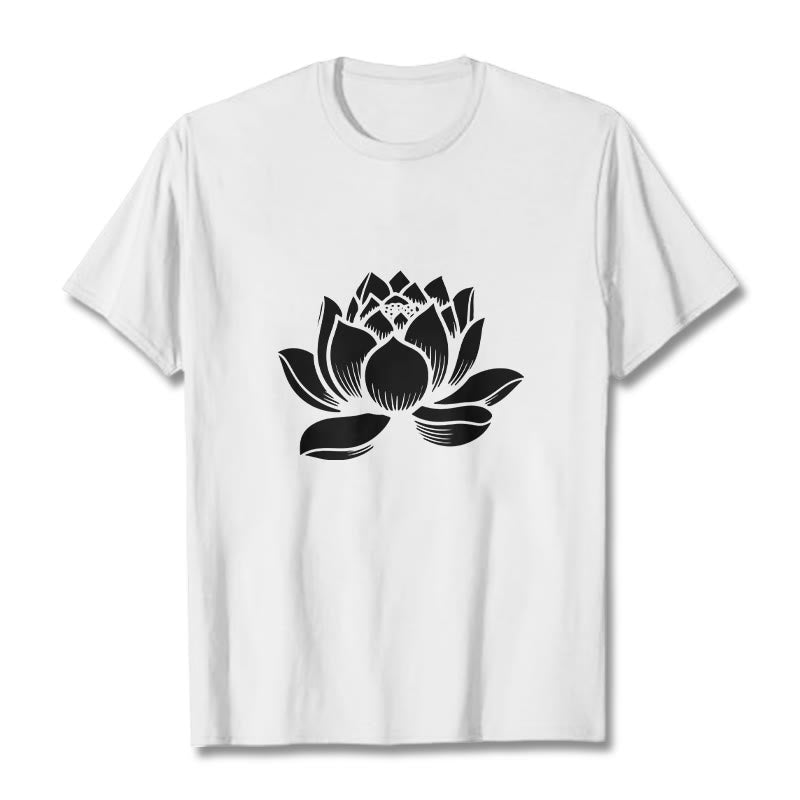 Nimara Ritual Lotus Flower Design Tee T-shirt