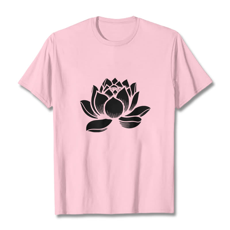 Nimara Ritual Lotus Flower Design Tee T-shirt