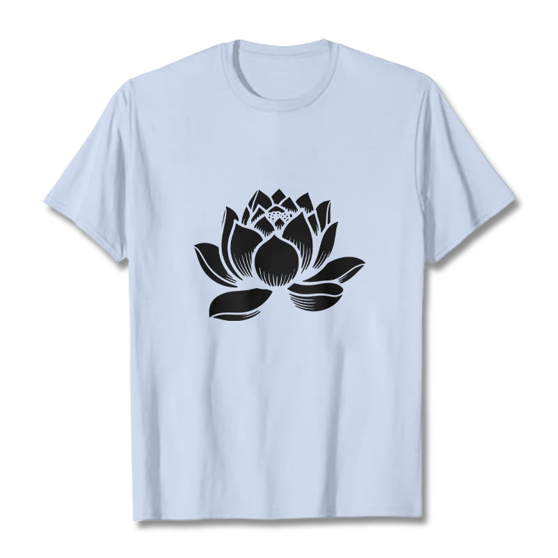 Nimara Ritual Lotus Flower Design Tee T-shirt