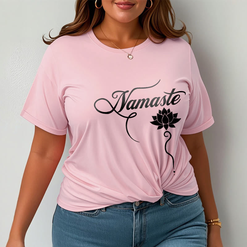 Nimara Ritual HELLO Hindi Lotus Tee T-shirt