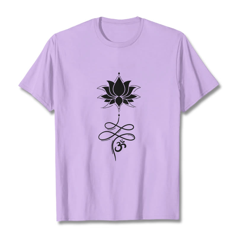 Nimara Ritual Lotus OM Sanskrit Tee T-shirt