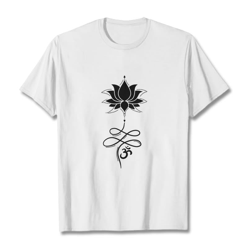 Nimara Ritual Lotus OM Sanskrit Tee T-shirt