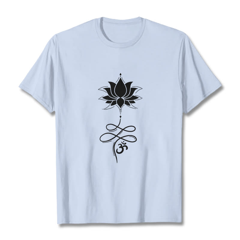 Nimara Ritual Lotus OM Sanskrit Tee T-shirt