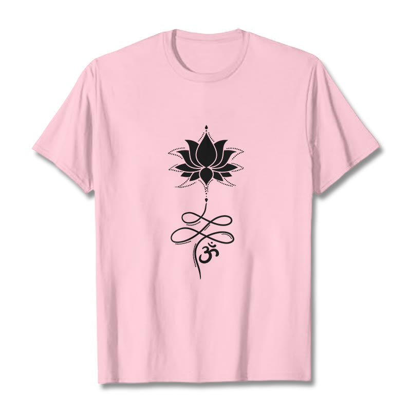 Nimara Ritual Lotus OM Sanskrit Tee T-shirt