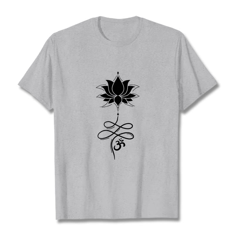 Nimara Ritual Lotus OM Sanskrit Tee T-shirt