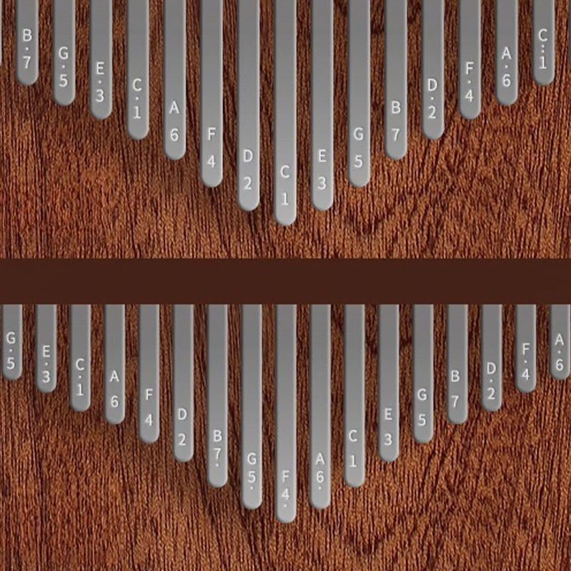Nimara Ritual 21 Keys Kalimba Thumb Piano Yellow Sandalwood Retro Portable Finger Piano
