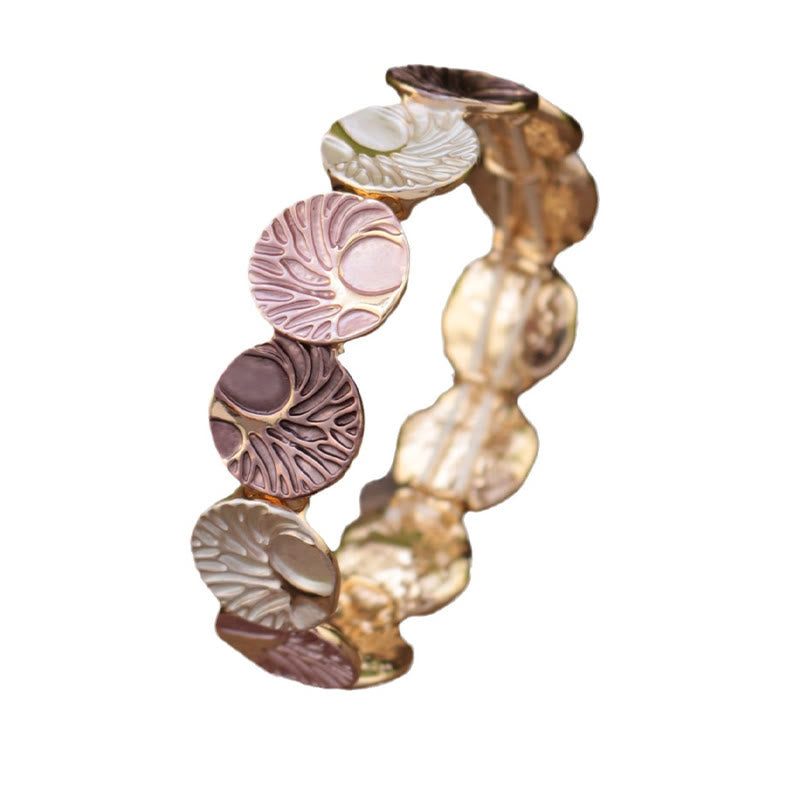 Nimara Ritual The Tree Of Life Creation Enamel Alloy Bracelet