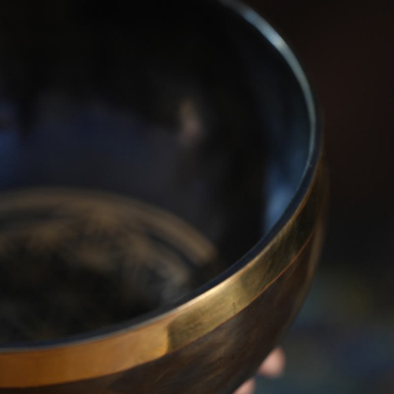 Nimara Ritual Handmade Nepal Singing Bowl Simple Pattern for Healing and Meditation Sound Bowl Set